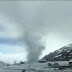 Captan extraño tornado de nieve en Estados Unidos