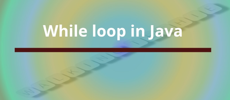 While loop in Java