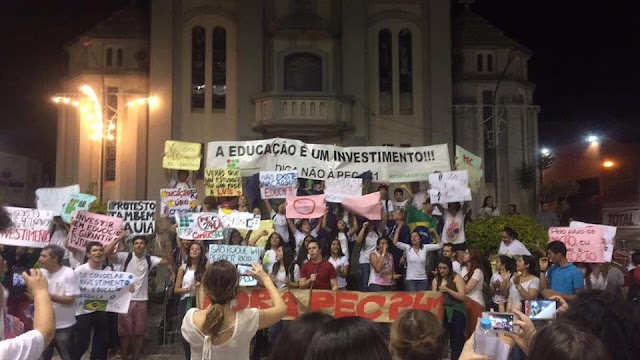  Passeata contra PEC 241/2016 sairá da Praça da Matriz ás 10 horas no dia 1/10