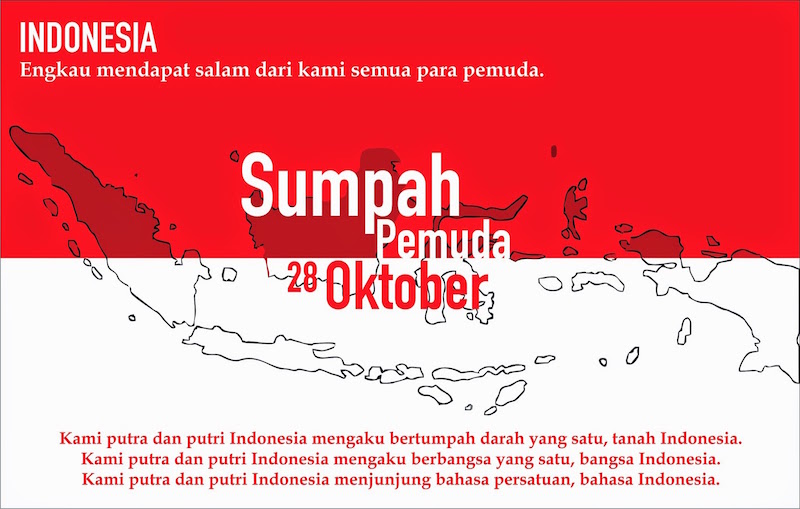 Contoh Kata Kata dan Gambar HARI SUMPAH PEMUDA 28 Oktober 