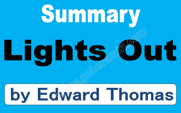 Light Out summary and theme