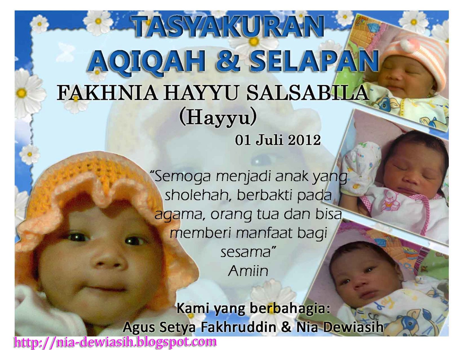  Desain  Undangan  Aqiqah  ND Diary