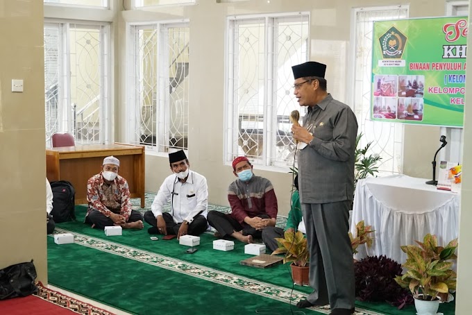 Wawako Bukittinggi Marfendi Apresiasi Khatam Tahsin Alqur'an Tingkat Lansia