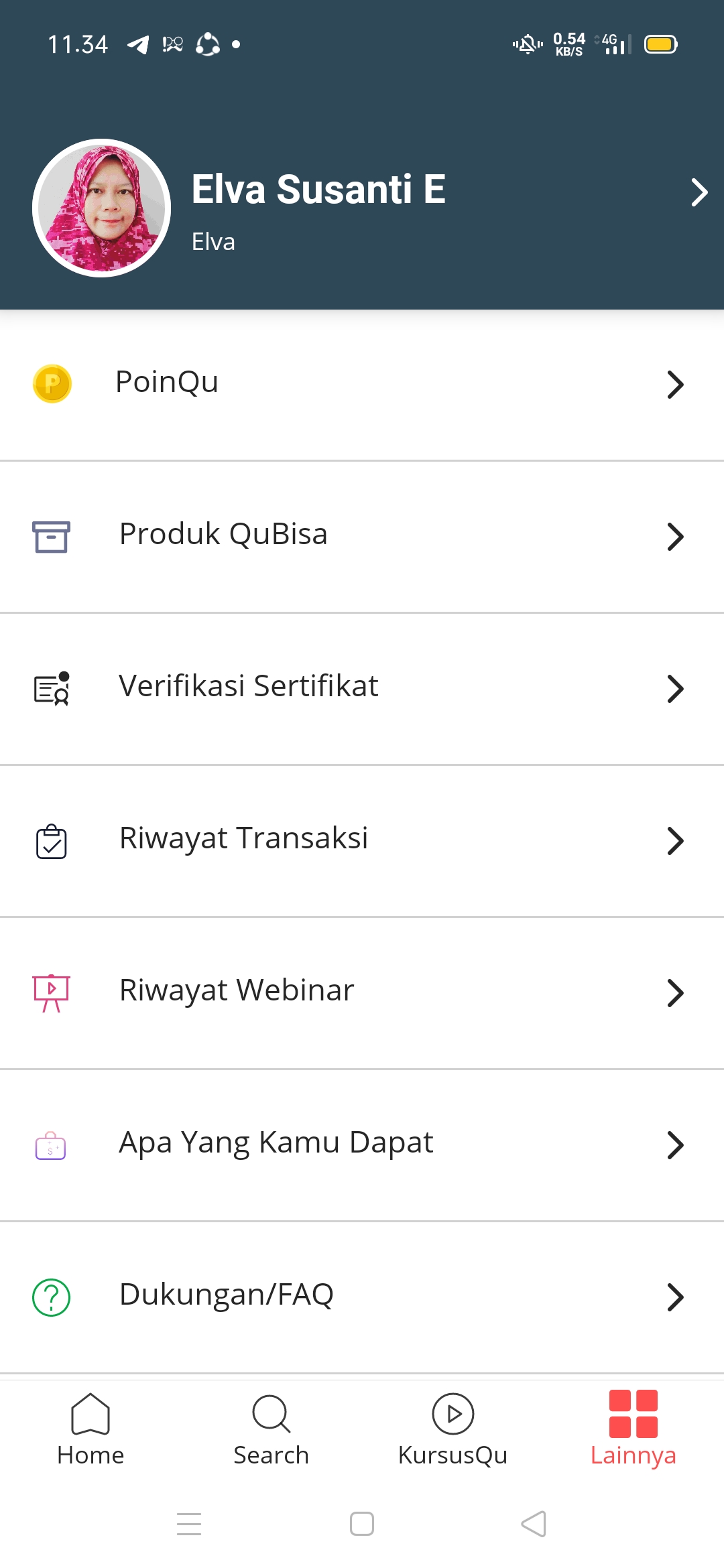 Aplikasi belajar online