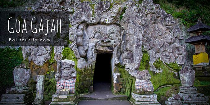 Goa Gajah Temple, Elephant Cave Temple, Private Kintamani Volcano Tour Bali, Bali One Day Trip to see active Volcano, Kintamani Bali Volcano Tour