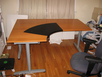 Writing Desk Ikea on Moving Sale Toronto  Ikea Galant Desk   Workstation With T Legs   Sold