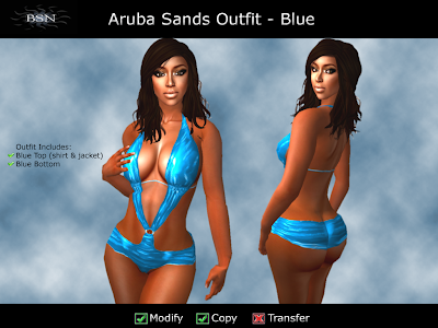 BSN Aruba Sands Outfit - Blue