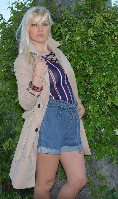 outfit a righe come abbinare le righe idee outfit a righe striped outfit how to wear stripes mariafelicia magno fashion blogger colorblock by felym fashion bloggers Italy Italian fashion bloggers blondie blonde hair teens outfit maglia tezenis