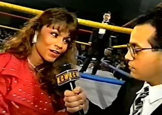 ECW Return of the Funker  - Joey Styles interviews Woman