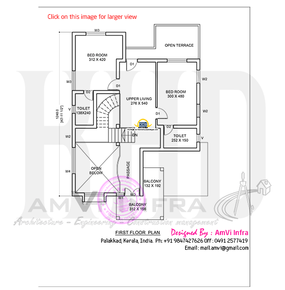 First floor plan