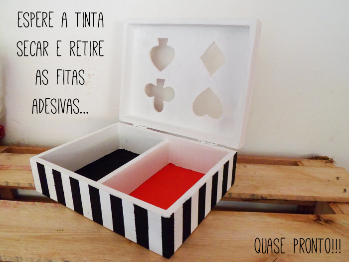 DIY, passo a passo, tutorial, pap, caixa, mdf, alice