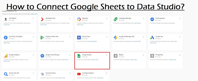 How to Connect Google Sheets to Data Studio?