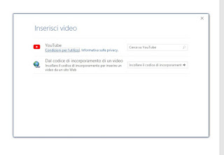 Inserisci video