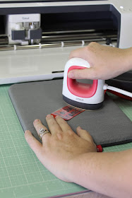 Create your own Personalized ribbon with Cricut's NEW EasyPress Mini!