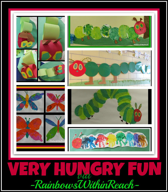 photo of: Very Hungry Caterpillar Art Responses (Via RainbowsWithinReach)