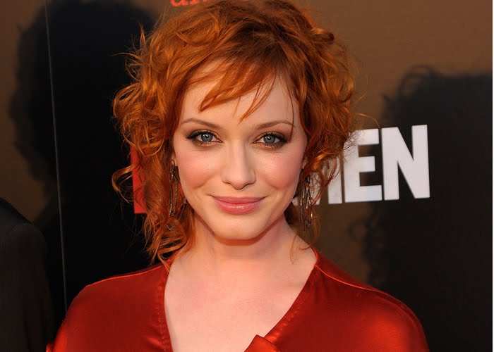 christina hendricks wedding cake. Christina Hendricks plays the