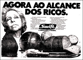 mortadela Swift, os anos 70; propaganda na década de 70; Brazil in the 70s, história anos 70; Oswaldo Hernandez;