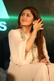 Actress Sayesha Saigal at Kaappaan Movie Press Meet Photos