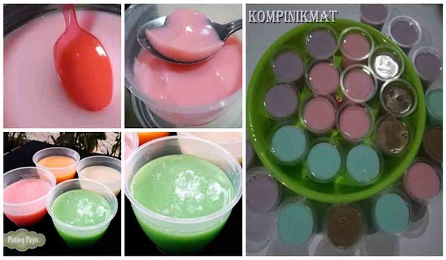 Resep Puding Puyo Pop Ice Ekonomis. 4 Bahan Jadi 40 Cup 1 Cangkir Besar