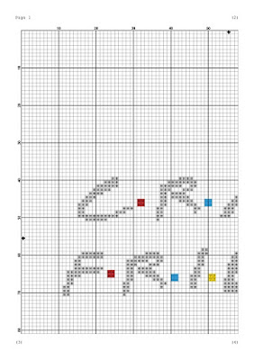 Crazy friend funny cross stitch pattern