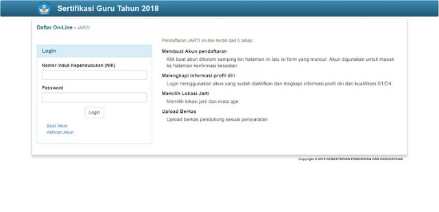 Cara Pendaftaran JARTI (Program Pengajar Pengganti) Tahun 2018