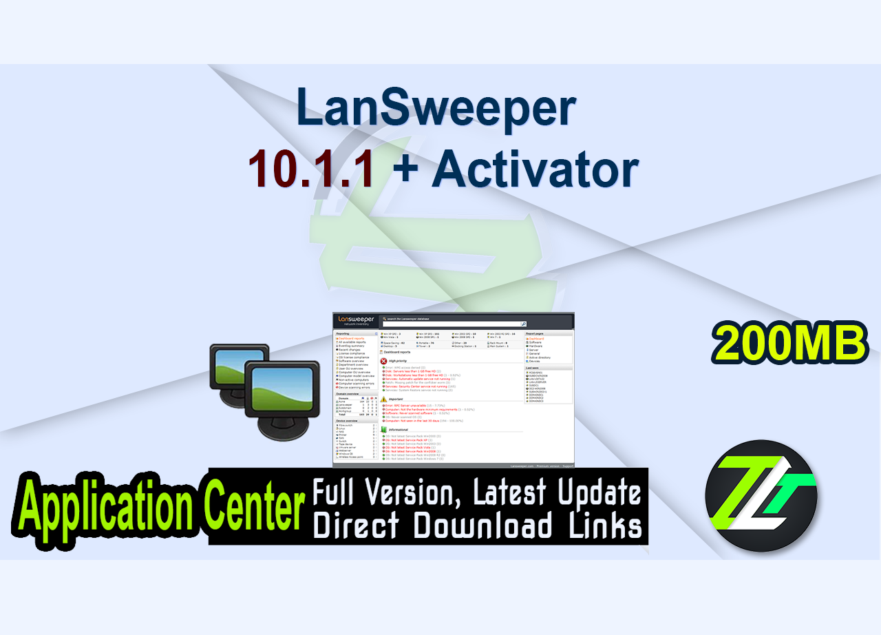 LanSweeper 10.1.1 + Activator