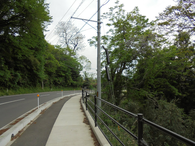 ここの歩道も最近出来たばかりです