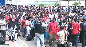 Malaysia May Day or Labor Day march