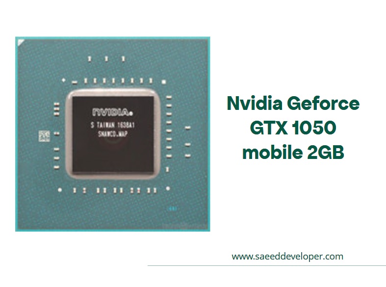 Nvidia Geforce GTX 1050 mobile 2GB
