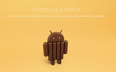 Android 4.4 operating system will be called with the name KitKat