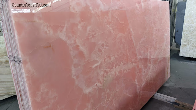 Pink Onyx Marble Slab