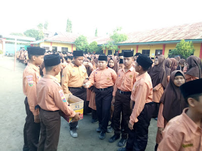 Kakankemenag Tanjungbalai Anjurkan Siswa MTsN Peduli Sesama