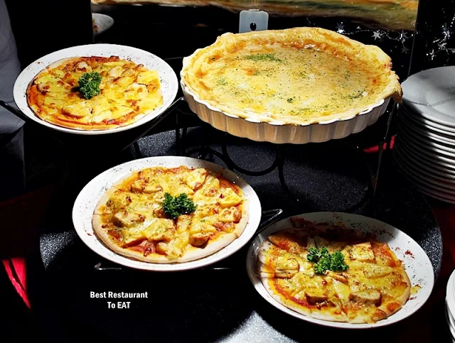 Wild Rice Restaurant Christmas 2019 Menu - Assorted Pizzas & Pies Selection