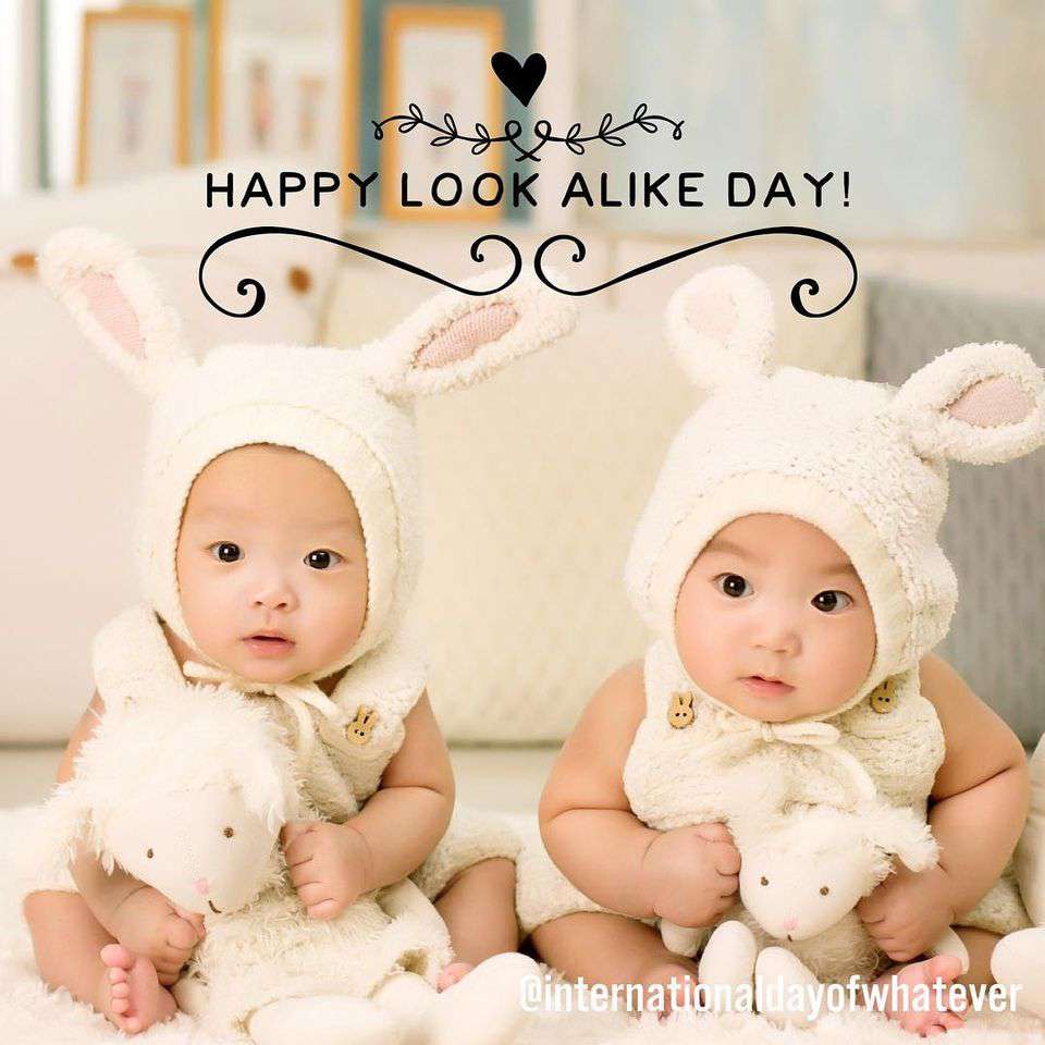 National Look-Alike Day Wishes Sweet Images