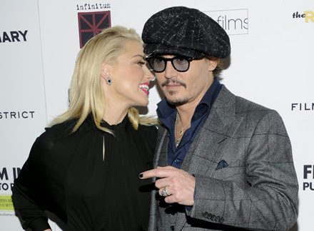 Amber Heard & Johnny Depp HD Wallpaper Download