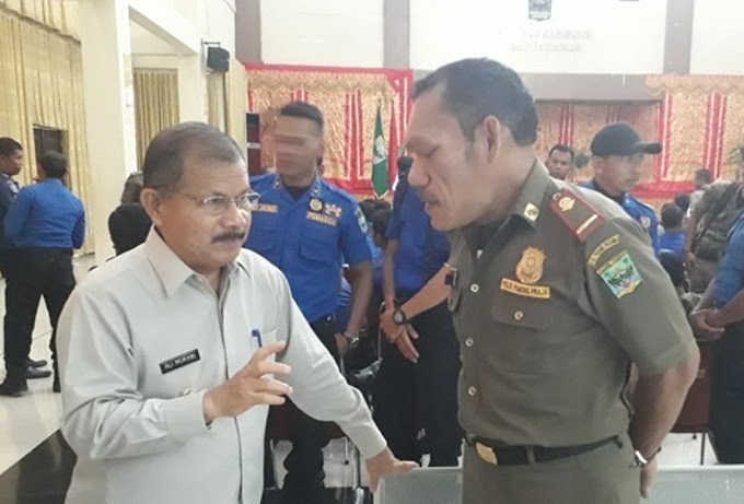 Bupati Ali Mukhni : Satpol PP Harus Disiplin dan Bertanggungjawab