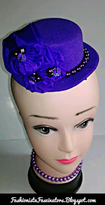 Purple fascinators in Kenya