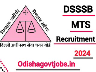 DSSSB MTS Recruitment 2024