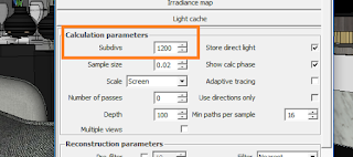 vray option light cache