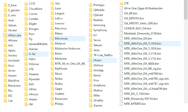Collection All MTK DA File
