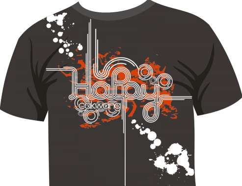 Gambar Desain  Kaos  Distro 