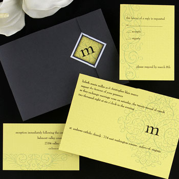 Contemporary Wedding Invitations