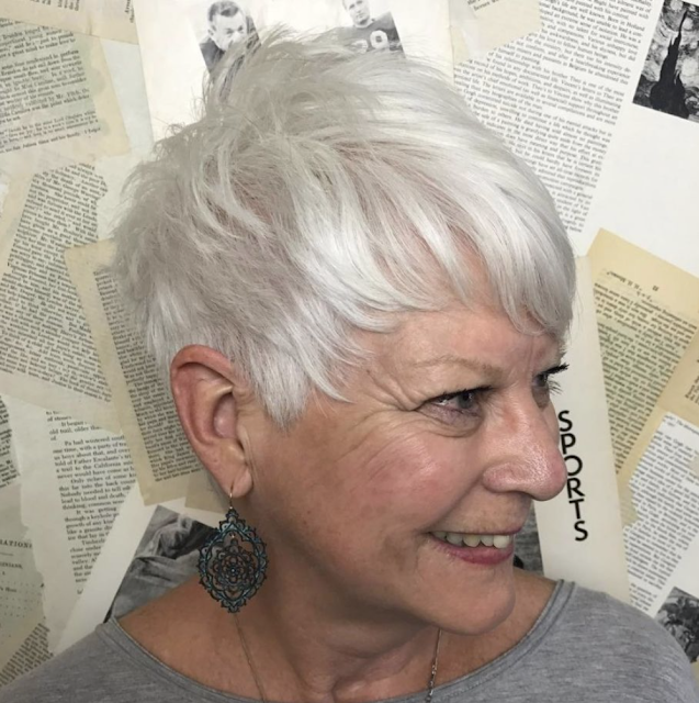 ladies over 70 short hairstyles