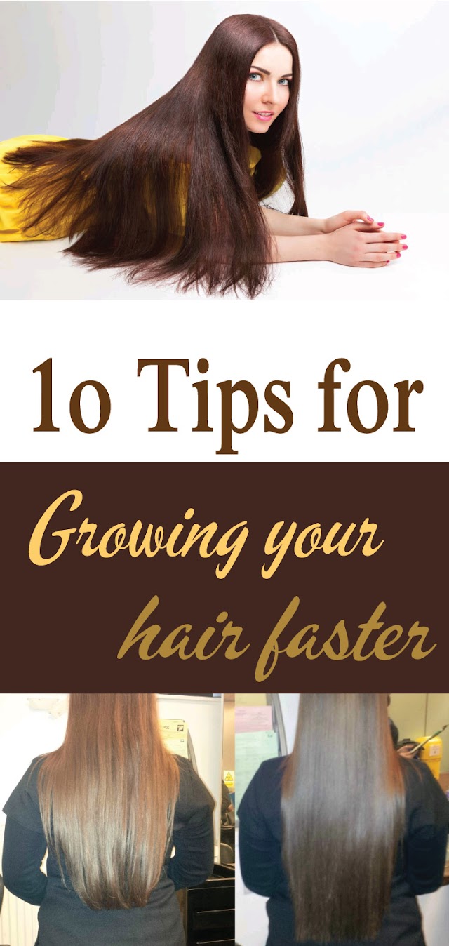 10 tips for growing hair faster