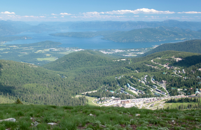 Lake Pend Oreille view from Schweitzer