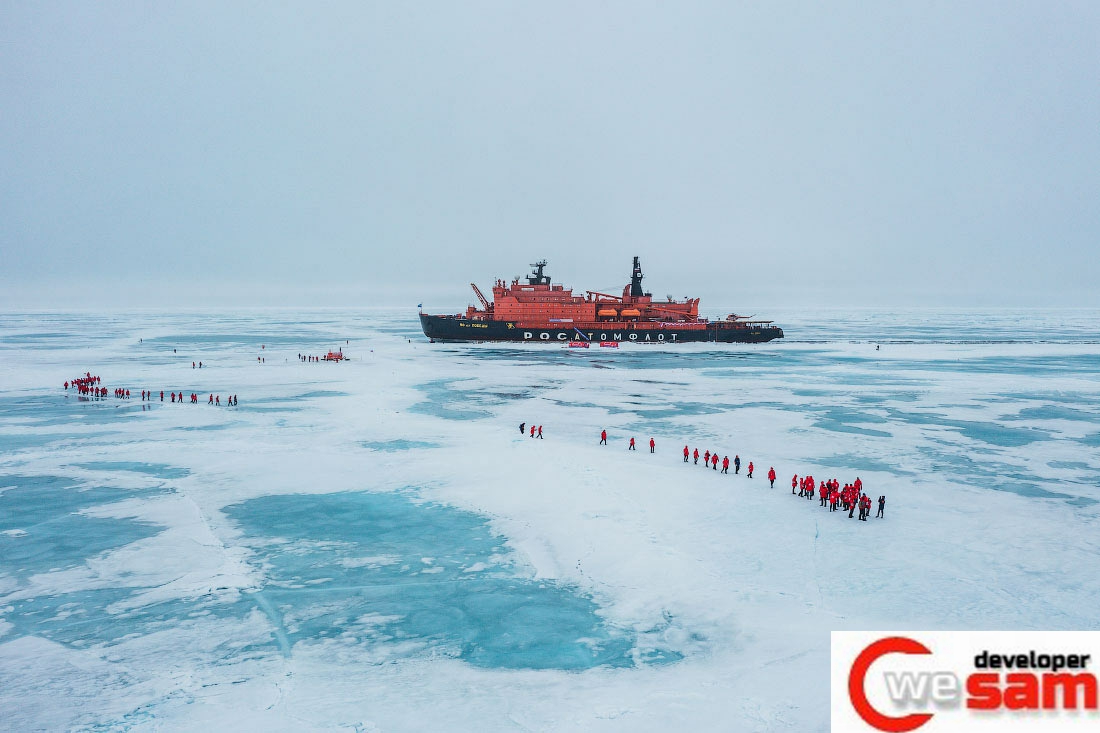 رحلة بحرية إلى القطب الشمالي على كاسحة الجليد