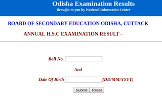 BSE Odisha Board 10th Result 2023/Odisha 10th Class Result Name Wise