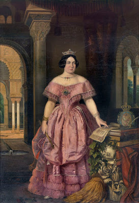 Isabel II por José Galofre y Comas 1850 _Museo del Prado_