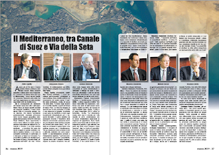 MARZO 2019 PAG. 36 - Il Mediterraneo, tra Canale di Suez e Via della Seta