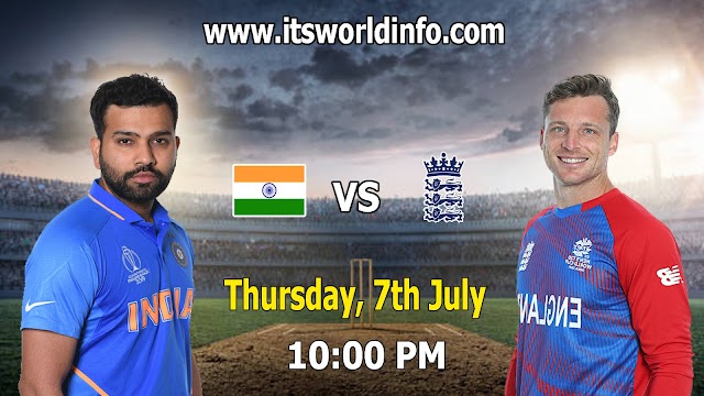 Ind vs Eng 1st T20, India vs England 2022 Live Score